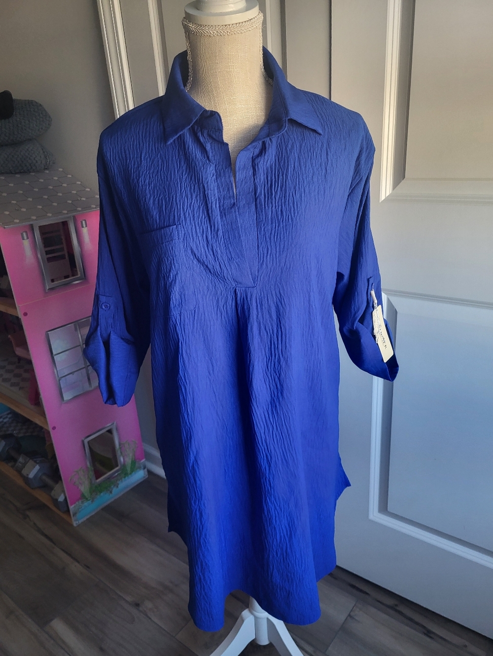 Ekouaer Women's Snorkel Blue Beach Cover-Up